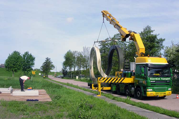 2009 - "Waterschap Rivierenland" van Henk van Bennekum - herplaatsing in de Gemeente Alblasserdam.