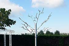 "de vlinderboom" Begraafplaats Kerkhofstraat in de gemeente Schelle - uitgevoerde ontwerp van Hans Leutscher.
