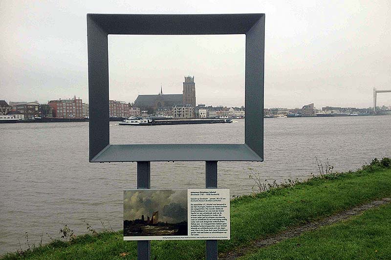 "Uitzicht op Dordt" en de plannen van de Stichting Beeldenpark Drechtoevers.