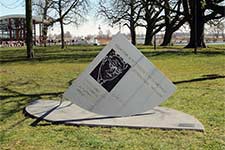 Monument voor Henk van Randwijk door henk van Bennekum.