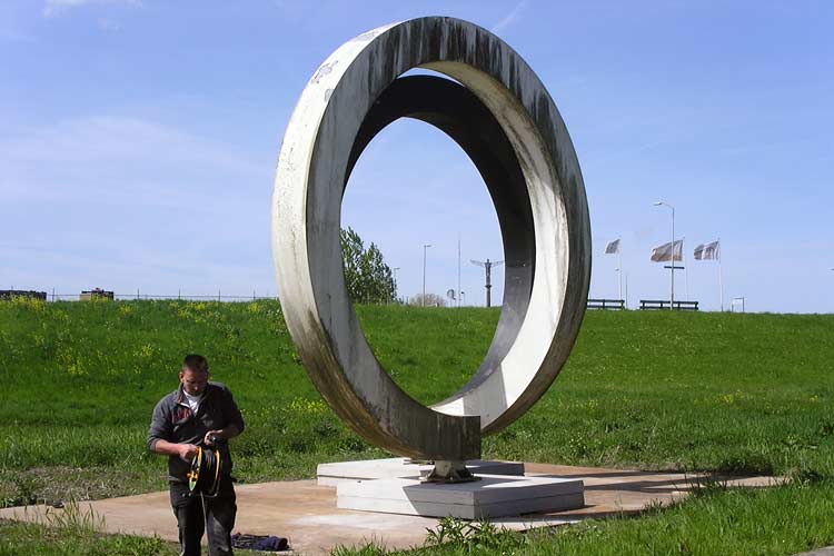 2009 - "Waterschap Rivierenland" van Henk van Bennekum - herplaatsing in de Gemeente Alblasserdam.